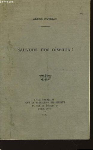 Sauvons Nos Oiseaux !