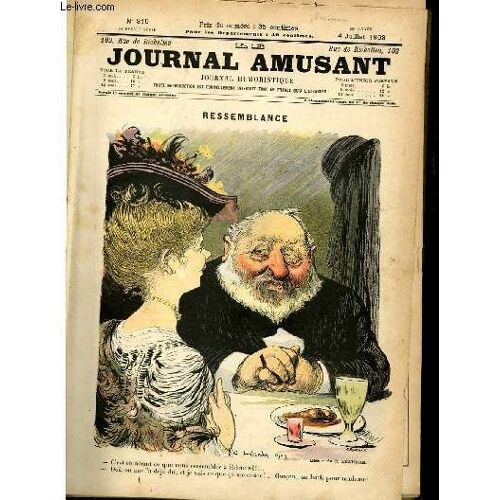Le Journal Amusant - Nouvelle Série N°210. Ressemblance