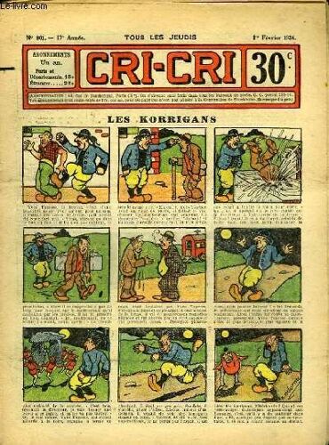 Cri-Cri N°801, 17ème Année : Les Korrigans