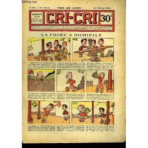 Cri-Cri N°698, 15ème Année : La Foire À Domicile