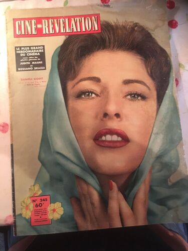 Ciné Révélation N° 245 Danièle Godet Avec Photo Genates De Judith Magre Et Rossano Brazzi
