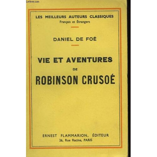 Vie Et Aventures De Robinson Crusoé
