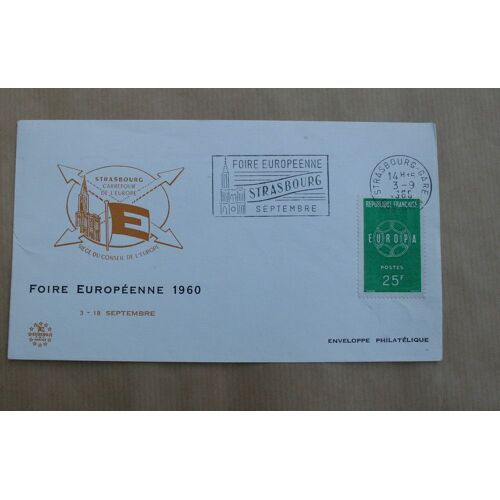 Enveloppe  Europa  Foire Europeenne  1960