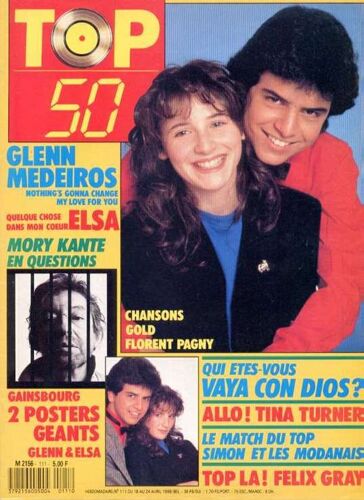Top 50 N° 111 : Elsa Et Glenn Medeiros / Pagny/ Gainsbourg