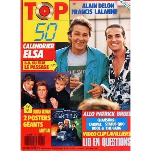 Top 50  N° 48 : Alain Delon, Francis Lalanne, Patrick Bruel, Bernard Lavilliers, Lio, Carmel, Status Quo, Kool & The Gang