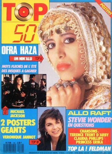 Top 50  N° 129 : Ofra Haza, Raft, Stevie Wonder, Feldman, Terence Trent D'arby, Claudia Philipps, Princess Erika