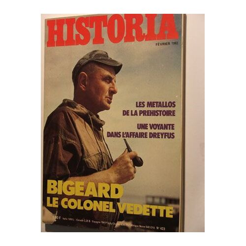 Historia N°423, Février 1982: Bigeardle Colonel Vedette