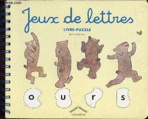 Jeux De Lettres : Livre Puzzle