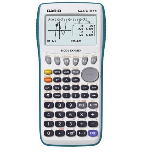 Casio GRAPH 35+E Mode Examen - Calculatrice graphique - USB, série