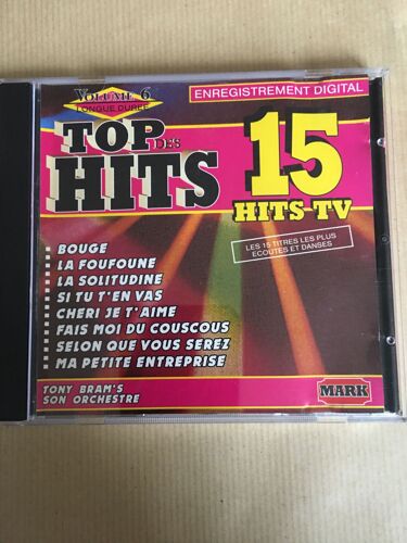 Top Des Hits - Volume 6 - Tony Bram¿S - Cd Musique -