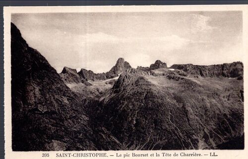 Carte Postale De Saint-Christophe En Oisans (Isère) Le Pic Bourdet Et La Tête De Charrière (Réf.395)