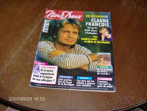 Nous Deux  N° 2906 : En Exclusivite(Claude Francois)