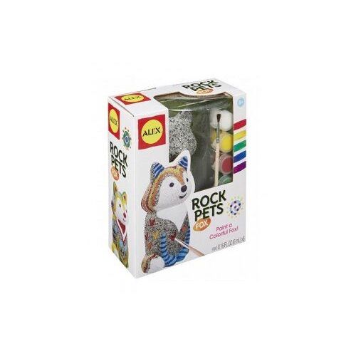 Figurine Animal A Decorer Renard 14 Cm - Peinture Sur Pierre - Kit Creatif Enfant