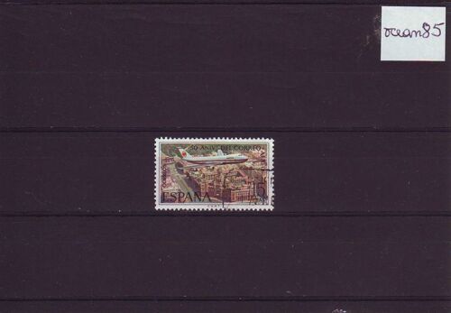 Espagne : Poste Aérienne : Avion De Ligne - Timbre Oblitéré