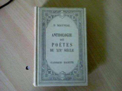 Anthologie Des Pöetes Du Xixe Siècle