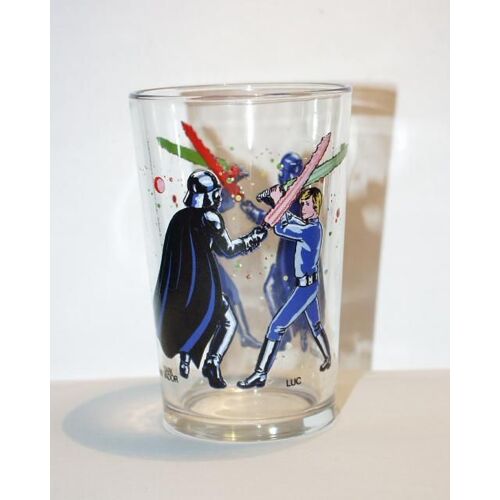 Star Wars Vintage - Verre Luke Skywalker Et Dark Vador