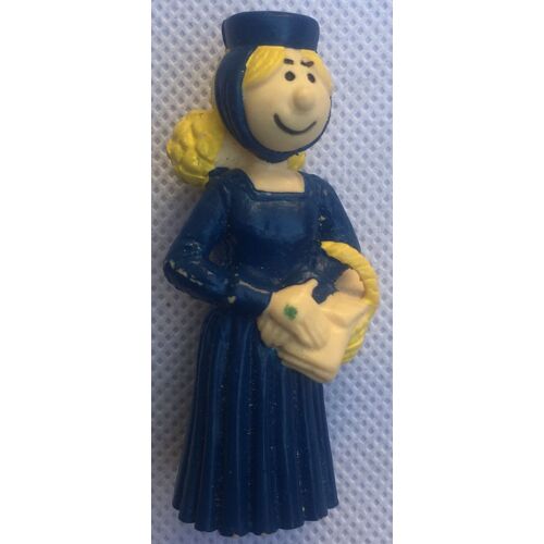 Figurine Pierrette Avec Panier, Il Était Une Fois L'homme , Dessin Animé, Vintage, Fr3