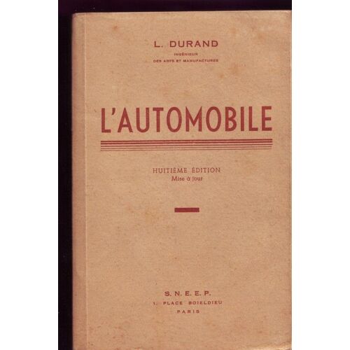 L'automobile.