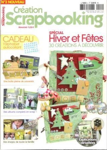 Création Scrapbooking  N° 2 : Spécial Hiver Et Fêtes, 30 Créations À Découvrir