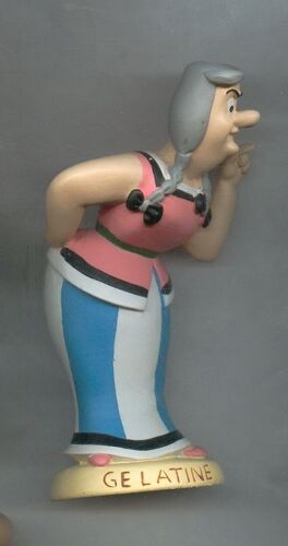 Figurine Résine Asterix : Gelatine : Par Ed: Atlas