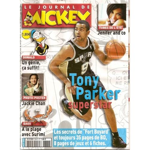Le Journal De Mickey  N° 2664 : Tony Parker Superstar