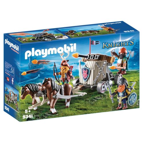 Playmobil 9341 - Char De Combat Avec Baliste Et Nains