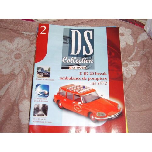 Ds Collection Fassicule N°2  N° 2 : L'id 20 Break Ambulance Pompier De 1972