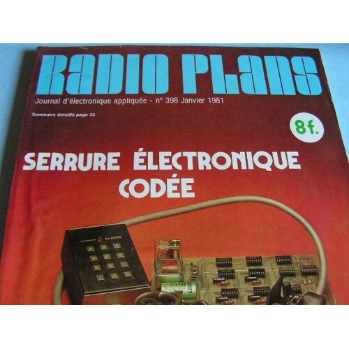 Radio Plans  N° 398 : Serrure Electronique Codee