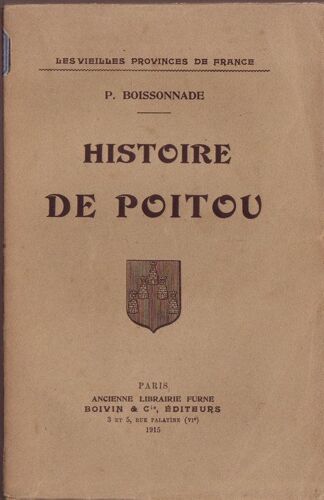 Histoire De Poitou