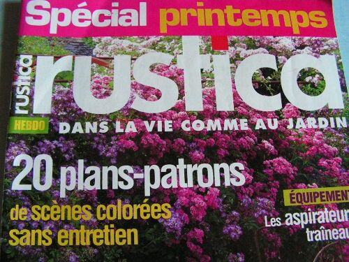 Rustica  N° 1943 : Fleurs Peintes Sur Pots En Zinc