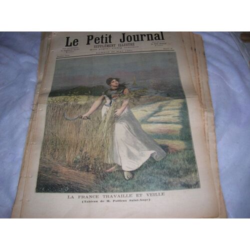 Le Petit Journal,Supplément Illustré, 23 Mai 1891  N° 26 : La  France Travaille Et Veille