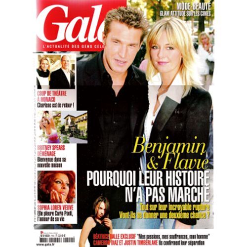 Gala  N° 710 : Sophia Loren Mireille Darc Benjamin Castaldi Flavie Flament Béatrice Dalle Sylvester Stallone Laurent Mallet Marilyn Manson Manu Chao