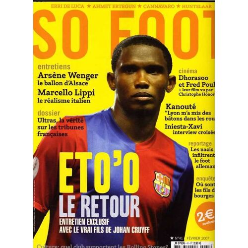 So Foot  N° 41 : Eto'o Le Retour
