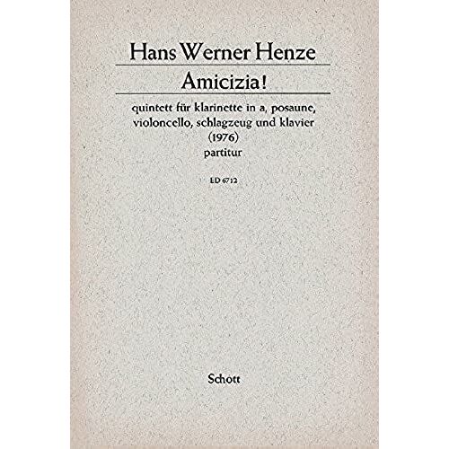 'amicizia!' - Quintett - Clarinette, Trombone, Violoncelle, Batterie Et Piano - Partition - Ed 6712