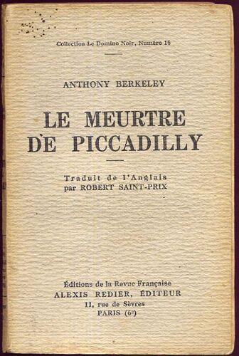 Le Meurtre De Piccadilly