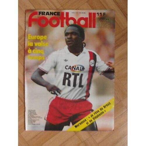 France Football N° 2110 : France Football Du 16 Septembre 1986