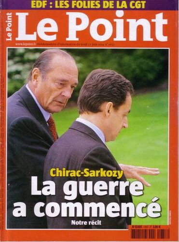 Le Point N° 1657 : Chirac-Sarkozy: La Guerre A Commencé