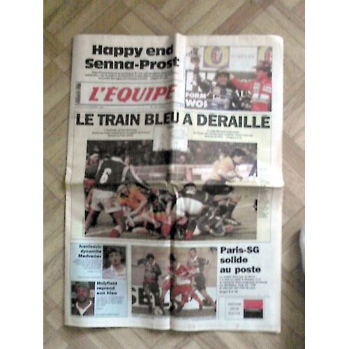 L'equipe  N° 14776 : Du 08 Novembre 1993