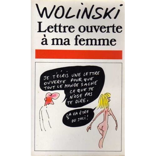 Lettre Ouverte À Ma Femme