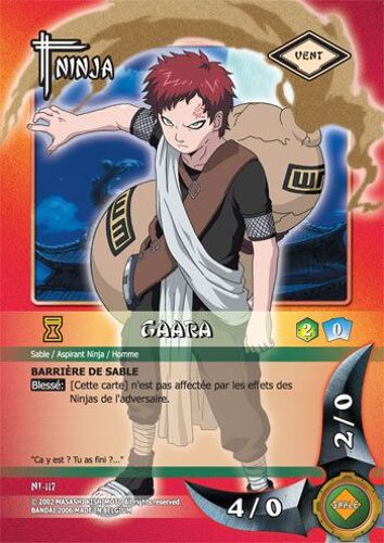 Naruto Serie 3 Ni-117 Gaara Holo Vf