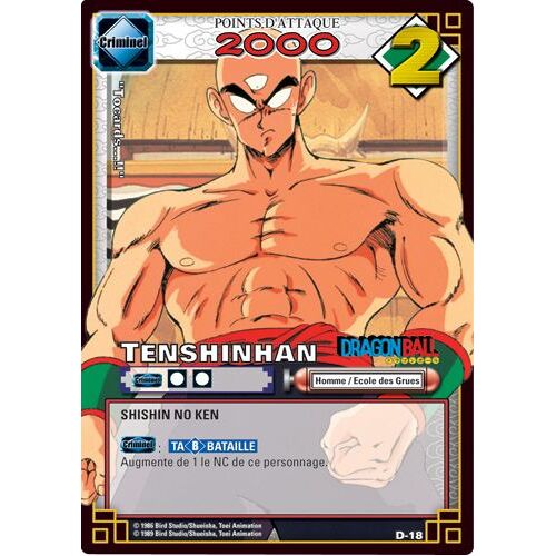 Tenshinhan - D 18 - Dragon Ball - Serie 1 - Vf - 2005