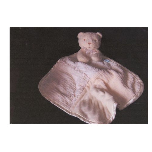 Eden - Doudou Ours Mouchoir, Beige