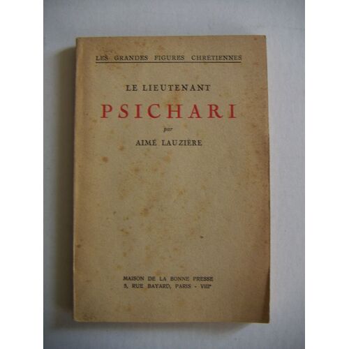 Le Lieutenant Psichari