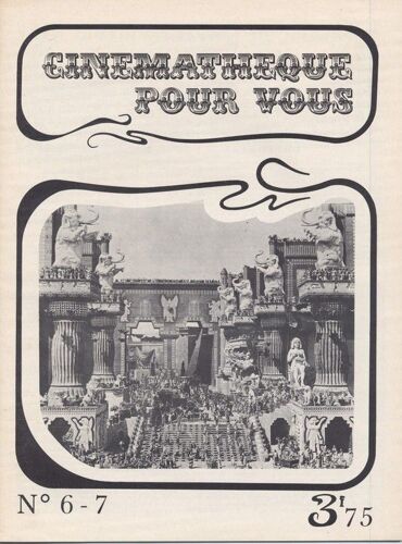 Cinematheque Pour Vous  N° 6