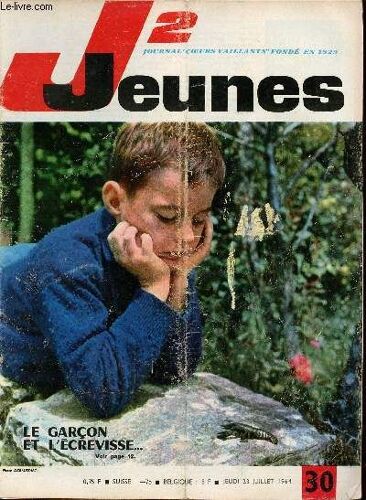 J2 Jeunes - N° 30 - 23 Juillet 1964 - La Grande Aventure Des Jeux Olympiques - Nimble Pivert Trimaran De Croisière Transocéanique - Les Écrevisses - Le Drame De L Aiguille Verte - Charles Bozon Par(...)