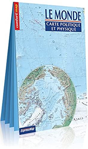 Le Monde Carte Politique Et Physique : 1/31 000 000