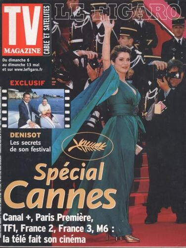 Le Figaro Tv Magazine / 05-05-2001  N° 17644 : Catherine Deneuve (Couverture) / Lio (1p) - Friends (1p) - Natasha St Pier (1p) - Vincent Ventresca (2p)