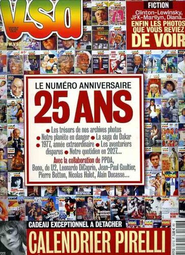 Vsd  N° 1317 : 25 Ans Numéro Anniversaire - Calendrier Pirelli Collector 2003