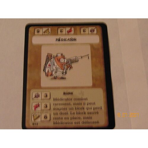 Kid Paddle : Blocks Attacks - Cartes A Collectionner & A Jouer - Cartes Blocks : B 13 Médicator