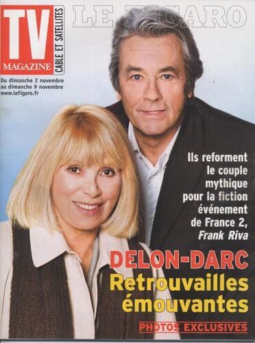 Le Figaro Tv Magazine / 01-11-2003  N° 18425 : Alain Delon / Mireille Darc (3p) - Julien Clerc (2p) - Ophélie Winter (1p) - Dawson (1p) - Mariah Carey (1/2p)